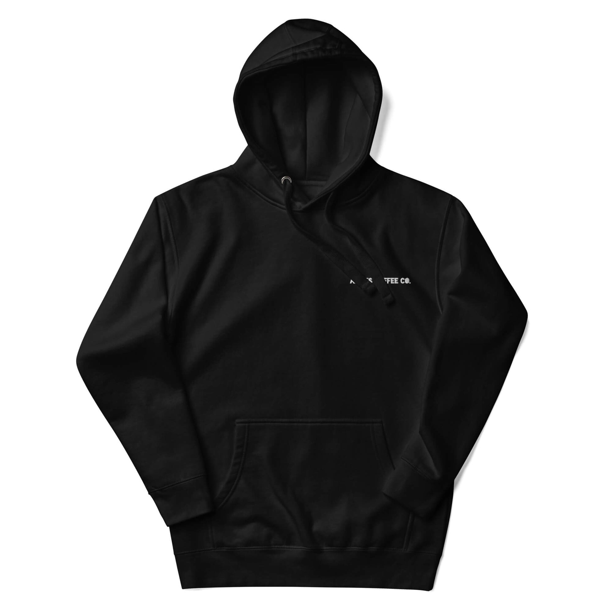 Alfies Coffee Co Logo Hoodie Black